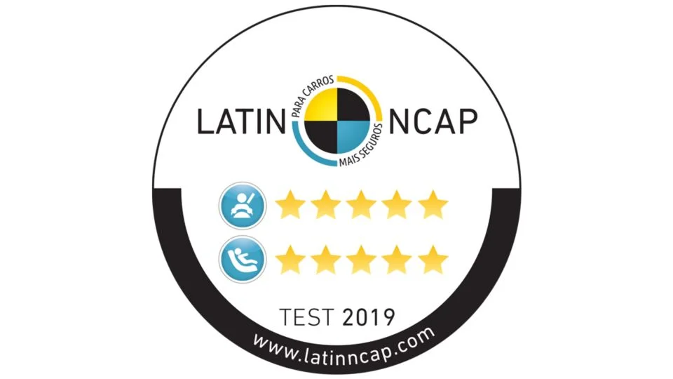 Selo Latin NCAP para carros mais seguros - Test 2019